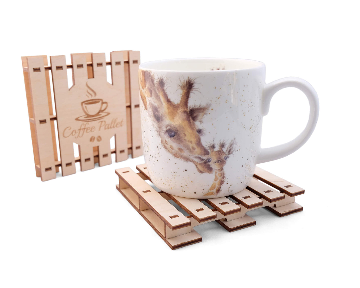 Coffee Pallet Coaster DIY vector project file - (Direct Download)