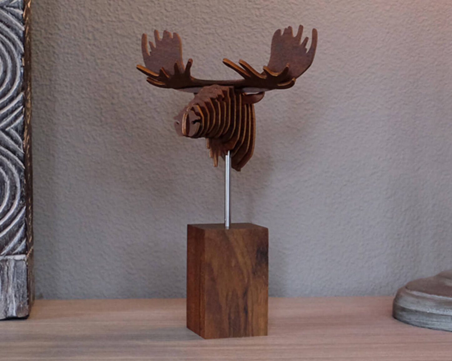 Moose Statue DIY vector project file - (Direct Download)