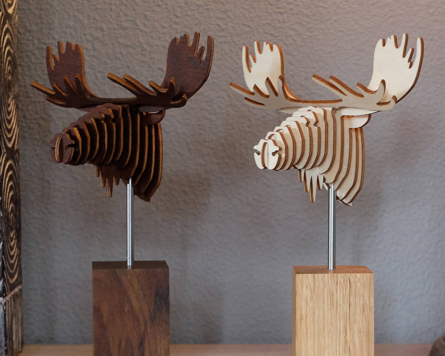 Moose Statue DIY vector project file - (Direct Download)