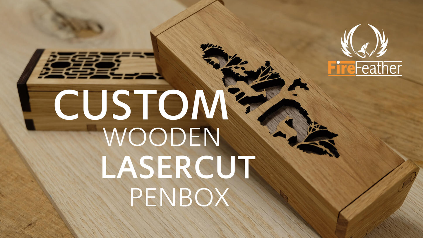 laser cut pen box