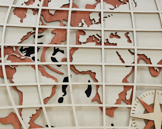 Vintage World Map DIY vector file - (Direct Download)