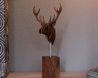 Deer Statue DIY vector project file - (Direct Download)