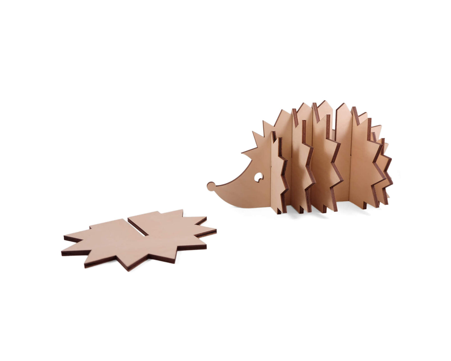 Hedgehog Coaster Set DIY vector project file - (Direct Download)